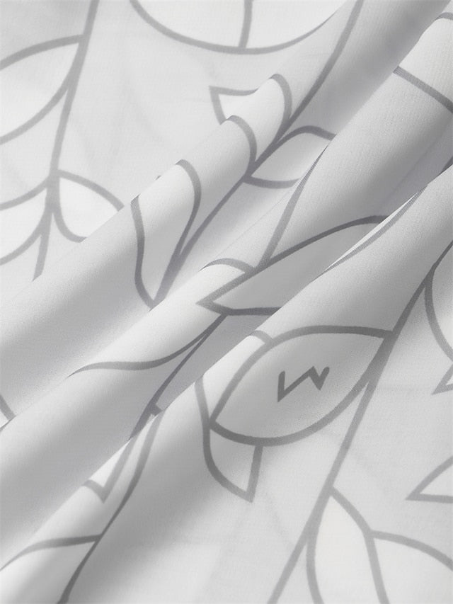 A Line Dress Midi Dress Gray 3/4 Length Sleeve Print Pure Color Ruched Fall Spring Crew Neck Elegant Casual Classic  S M L XL XXL 3XL / Loose for Women