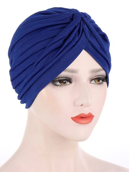 Turban Daily Holiday Solid / Plain Color Polyester Cute Cute 1 pcs for Women