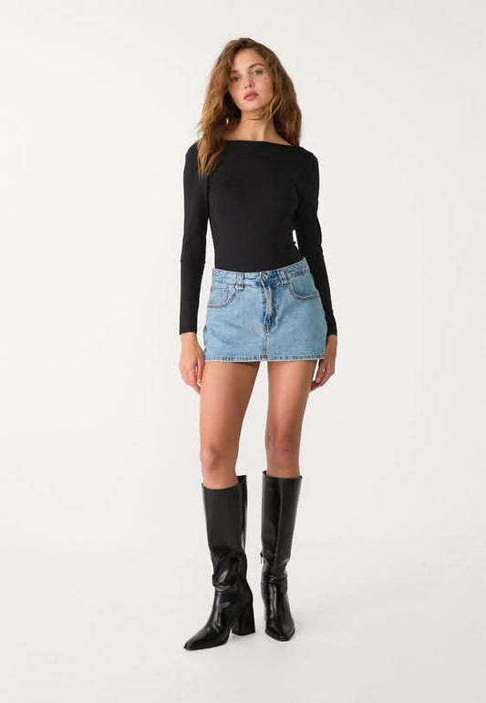 Amelia Denim Skort
