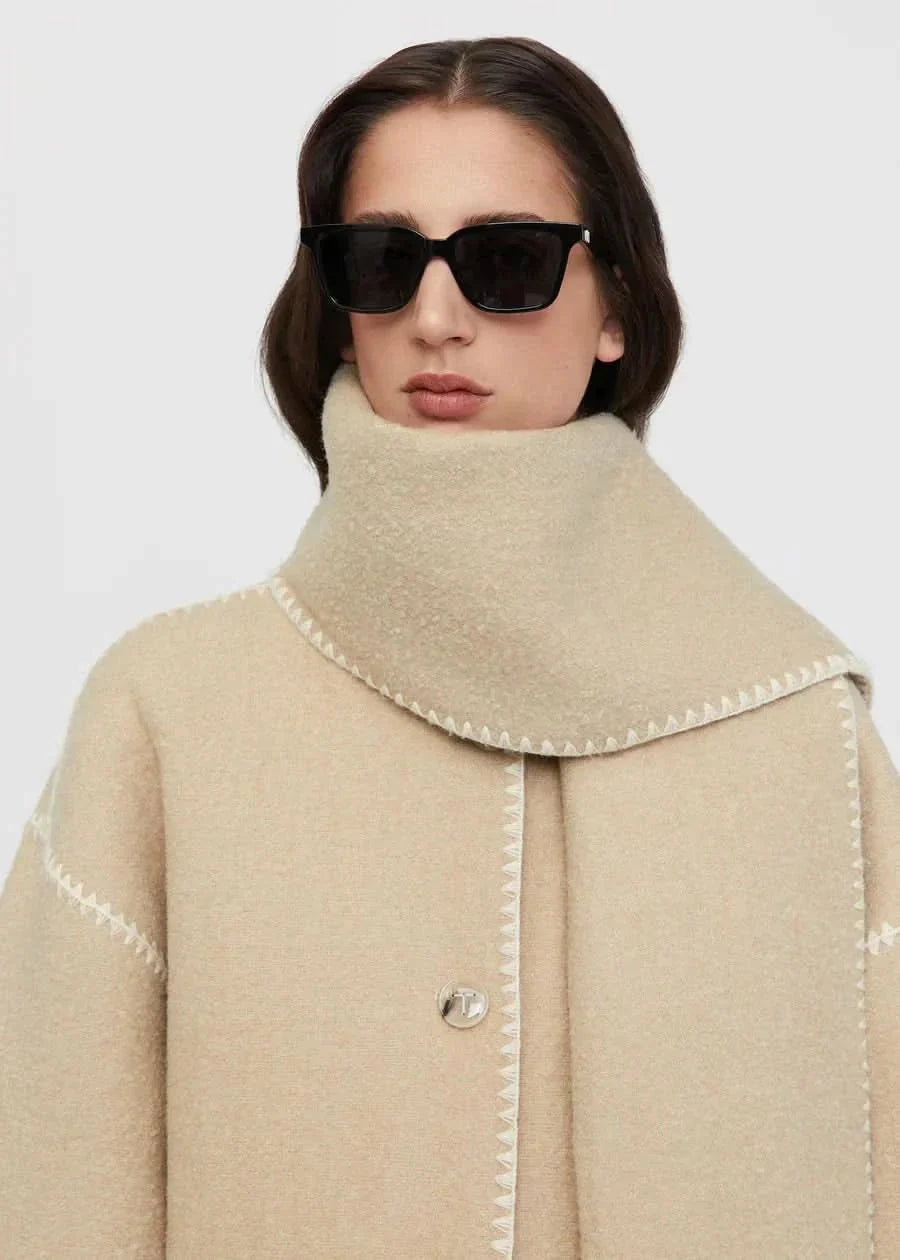 Jessy Elegant Scarf Coat