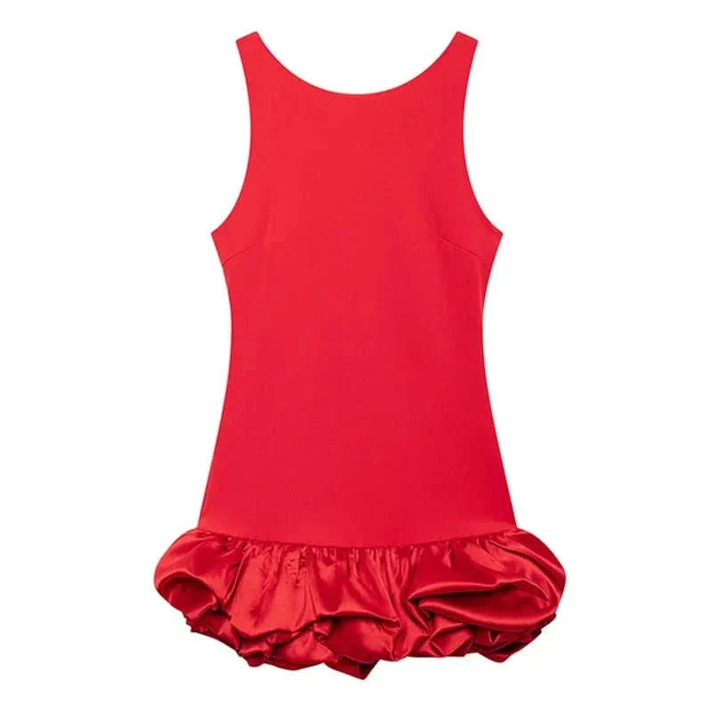 Megan Ruffle Mini Dress