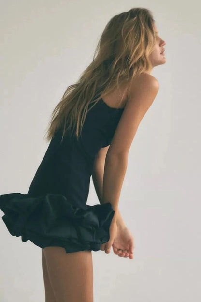Megan Ruffle Mini Dress