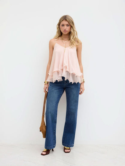Ruffled Cami Top