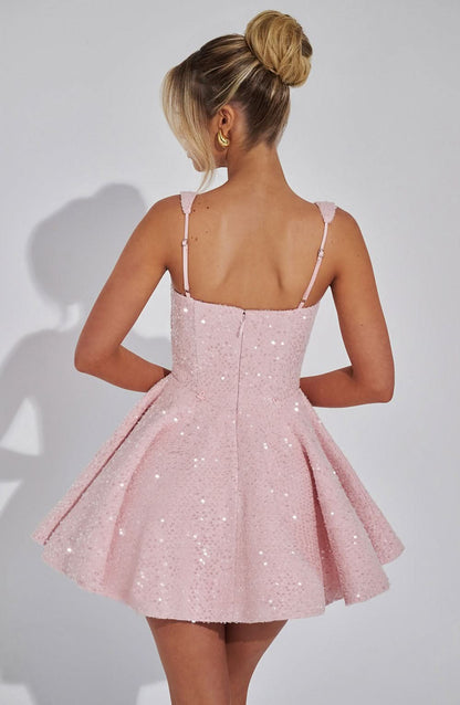 Sandy Bow Mini Dress