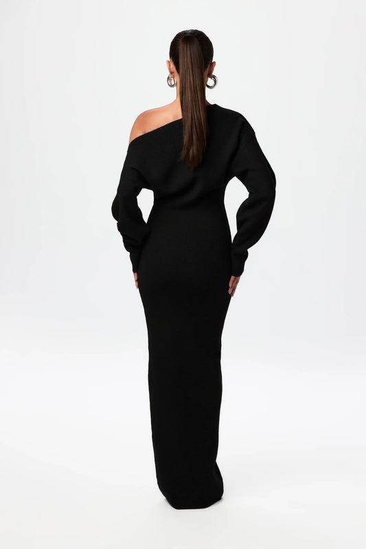 Serena Off-Shoulder Knit Dress
