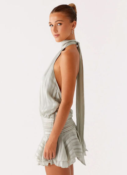 Sofia Chiffon Mini Dress