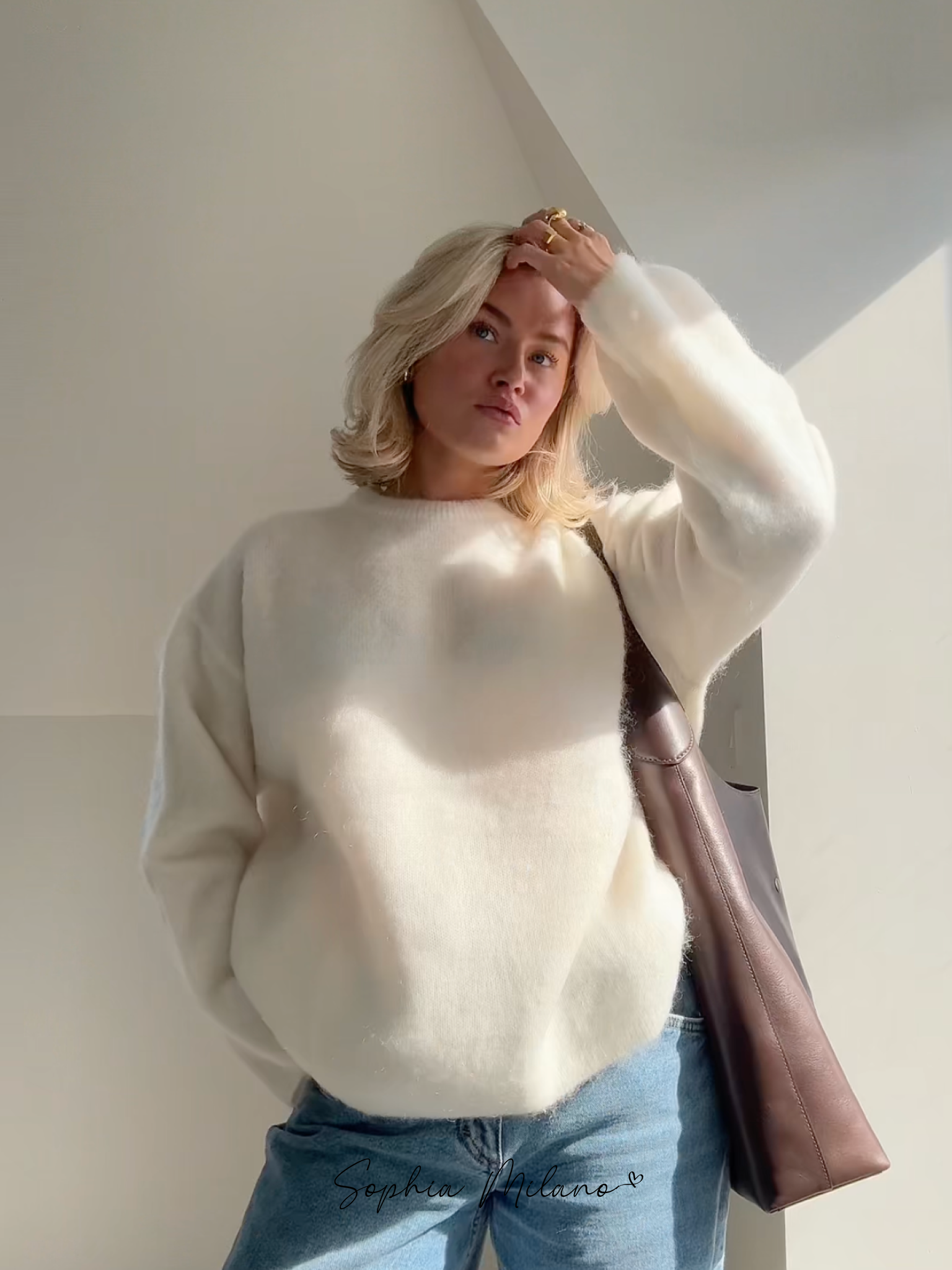 Sophia Moahirmix Sweater