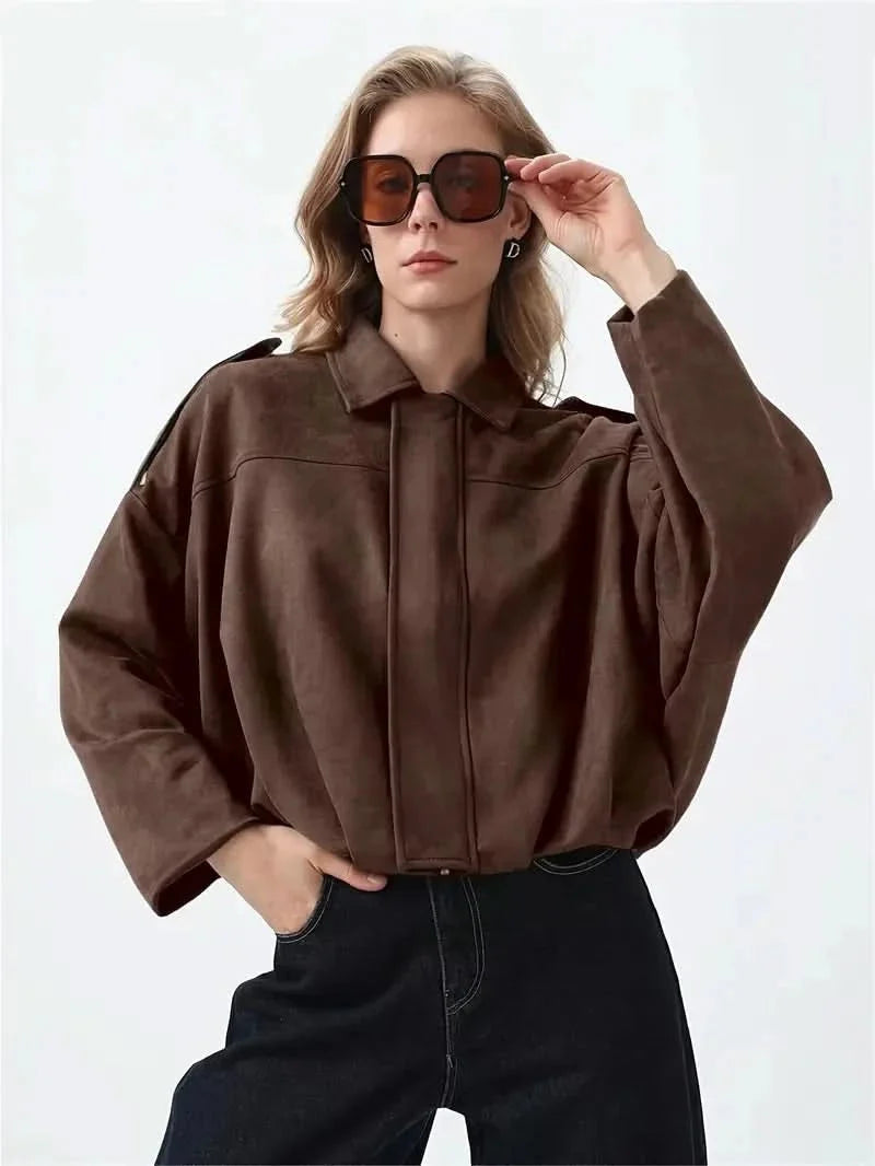 SUEDE BOMBER JACKET