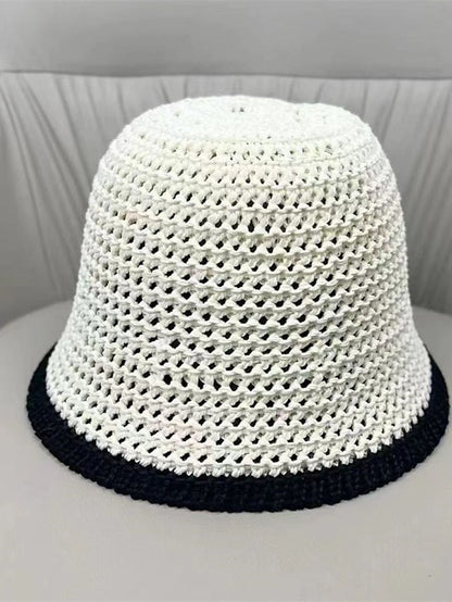 Simple Bucket Hat Spring Summer Casual Fisherman Caps for Women Couple Basin Hats for Women