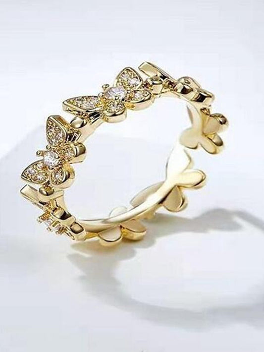 1PC Ring For Daily Date Alloy Classic Butterfly for Women