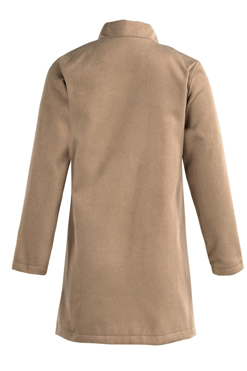 Elegant And Stylish Commuter Stand Collar Coat(6 Colors)