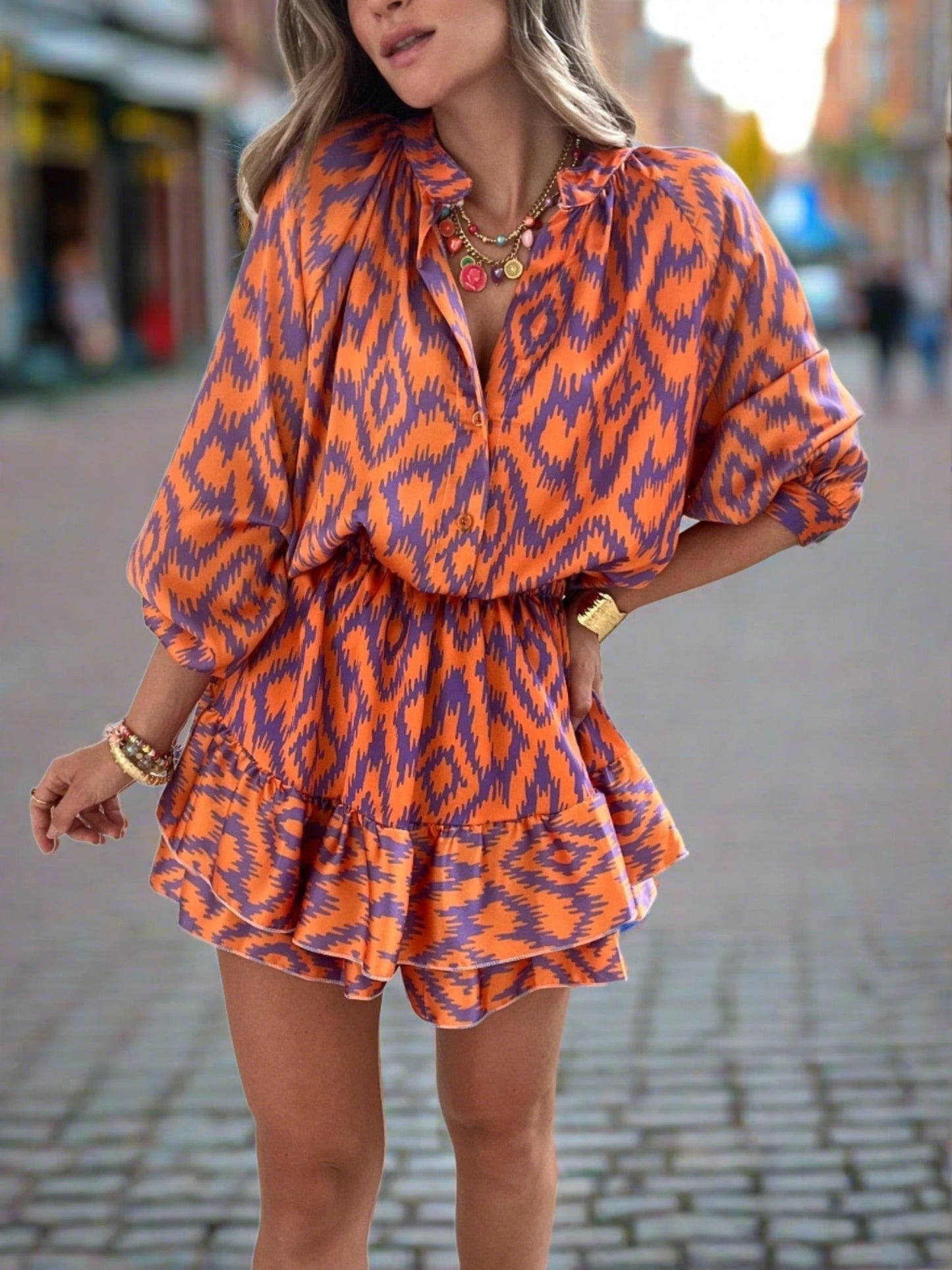 Jessa - Mini Vestido - Elegante - Diseño Versátil - Ideal para Verano
