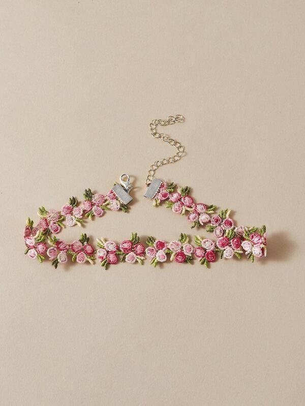 Lace Flower Choker for Women