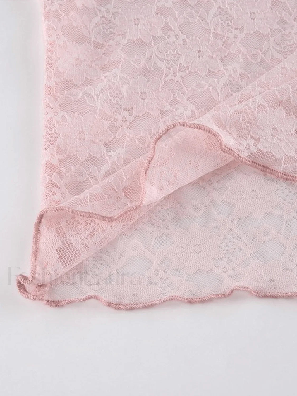Lace Patchwork Crop Blouse