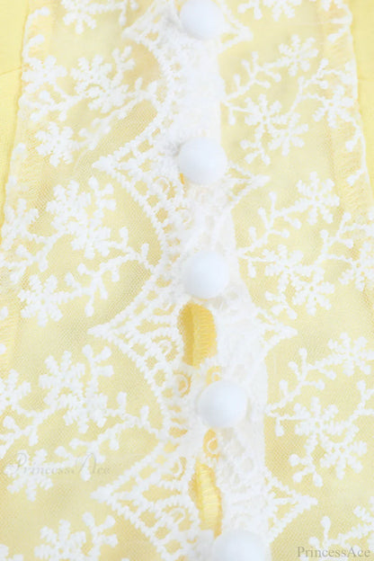 Lace Ruffle Sleeveless Tie Cami Top