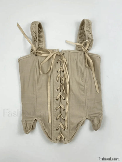 Lace Up Corset Top