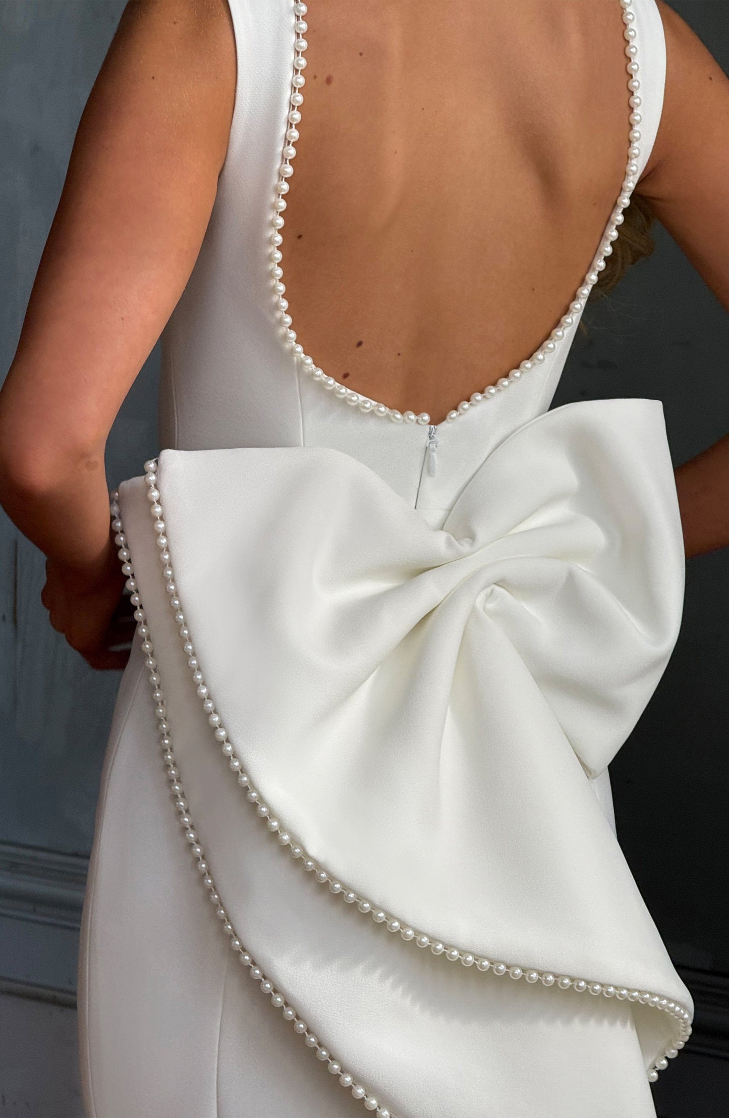 Abril Midaxi Dress - Ivory