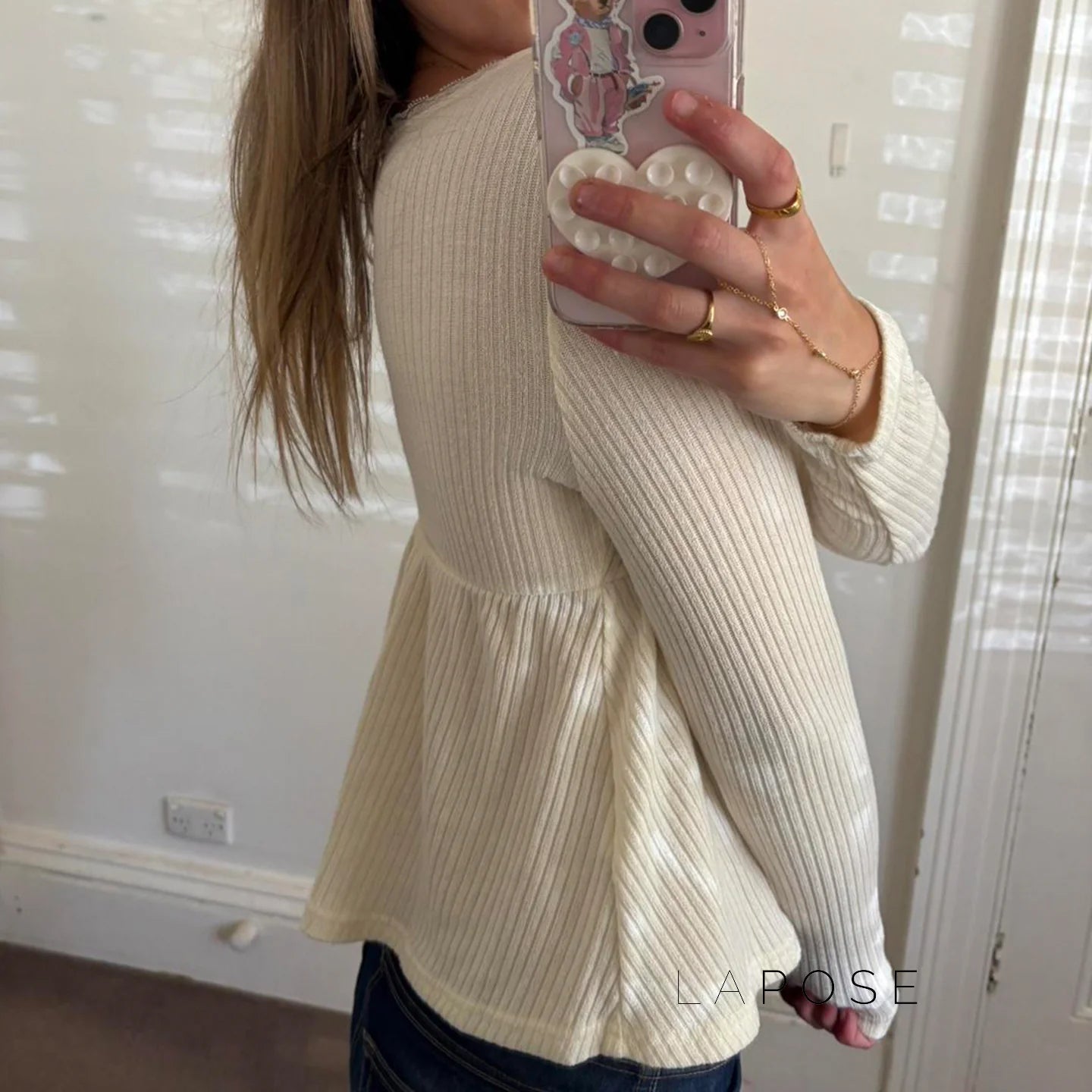 Aaleiya Lace Square Neck Top