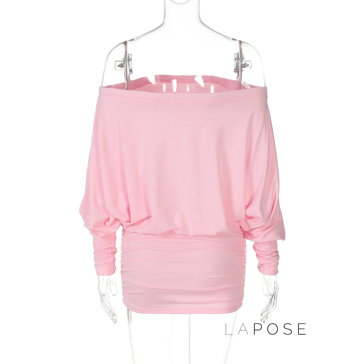 Aaliya Off Shoulder Ruched Mini Dress