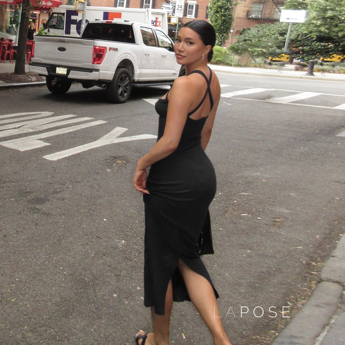 Abrianna Halter Backless Maxi Dress