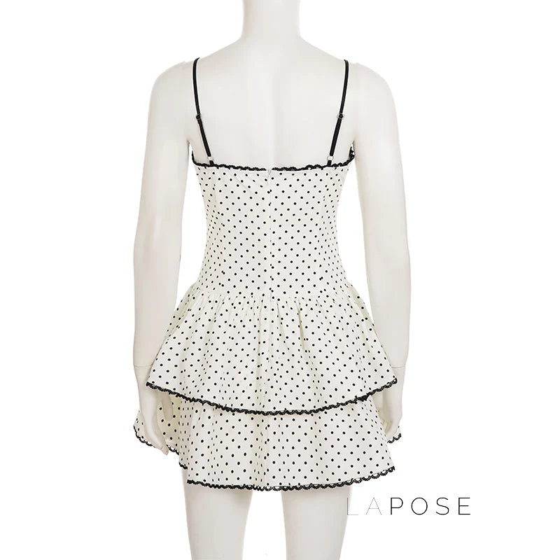 Adaeze Polka Dot Mini Dress