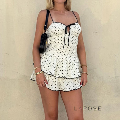 Adaeze Polka Dot Mini Dress
