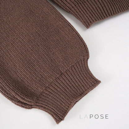 Addilyn Brown Knitted Cardigan