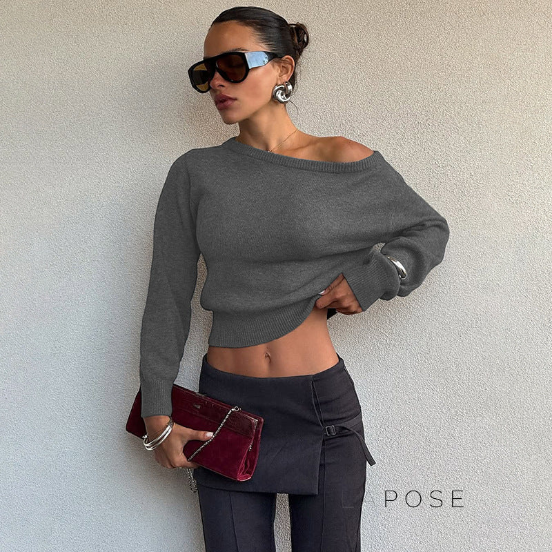 Aisha Knit One Shoulder Top
