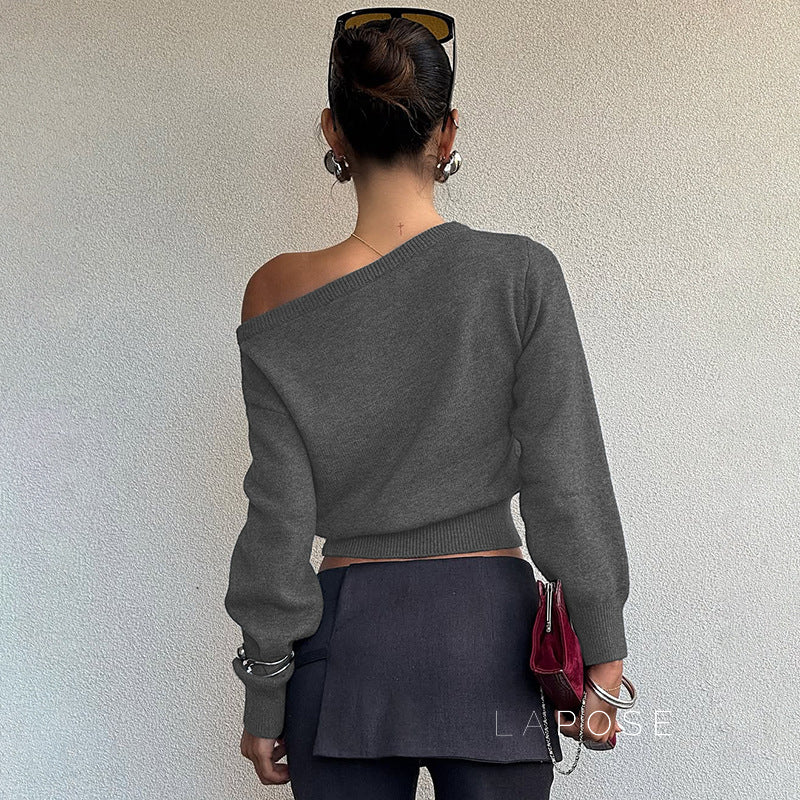 Aisha Knit One Shoulder Top