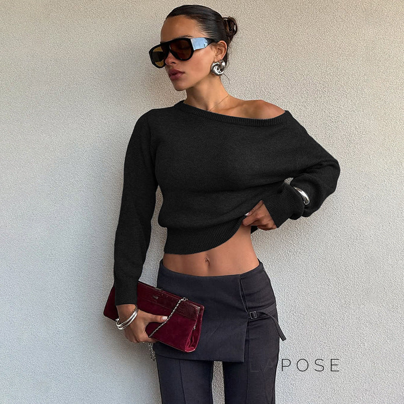 Aisha Knit One Shoulder Top