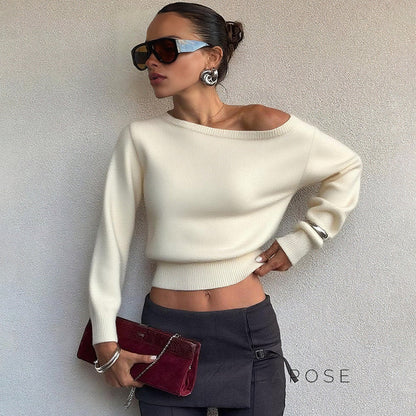 Aisha Knit One Shoulder Top