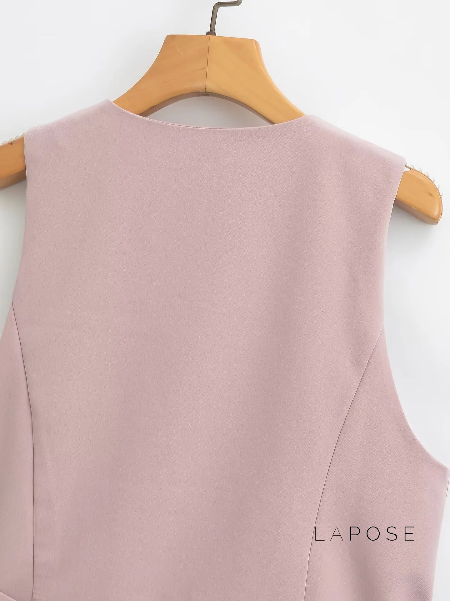 Alaa Button-Up Crop Vest
