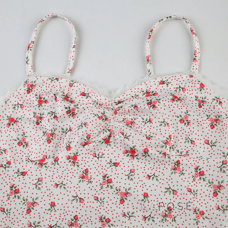 Alannah Floral Lace Short Set