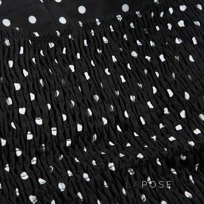 Alaura Polka Dot Halter Top