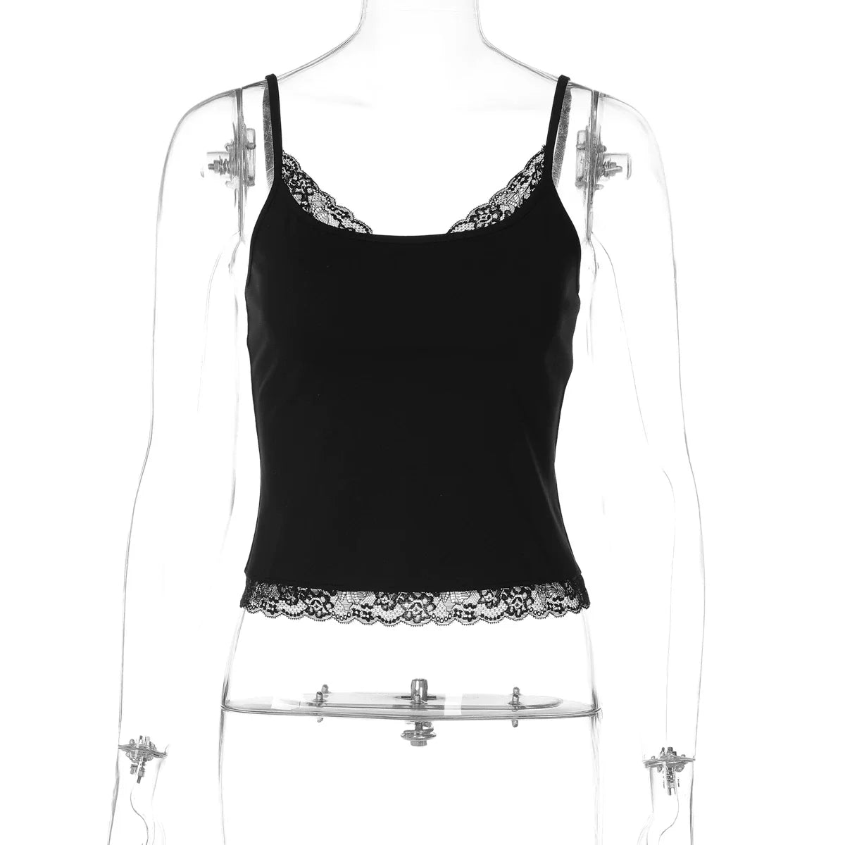 Alayah Lace Trim Camisole Top