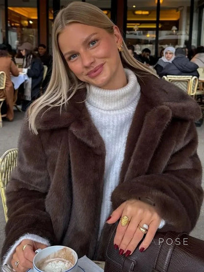 Alexia Faux Fur Coat