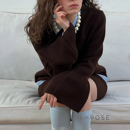 Alizah Bell Sleeve Knit Cardigan