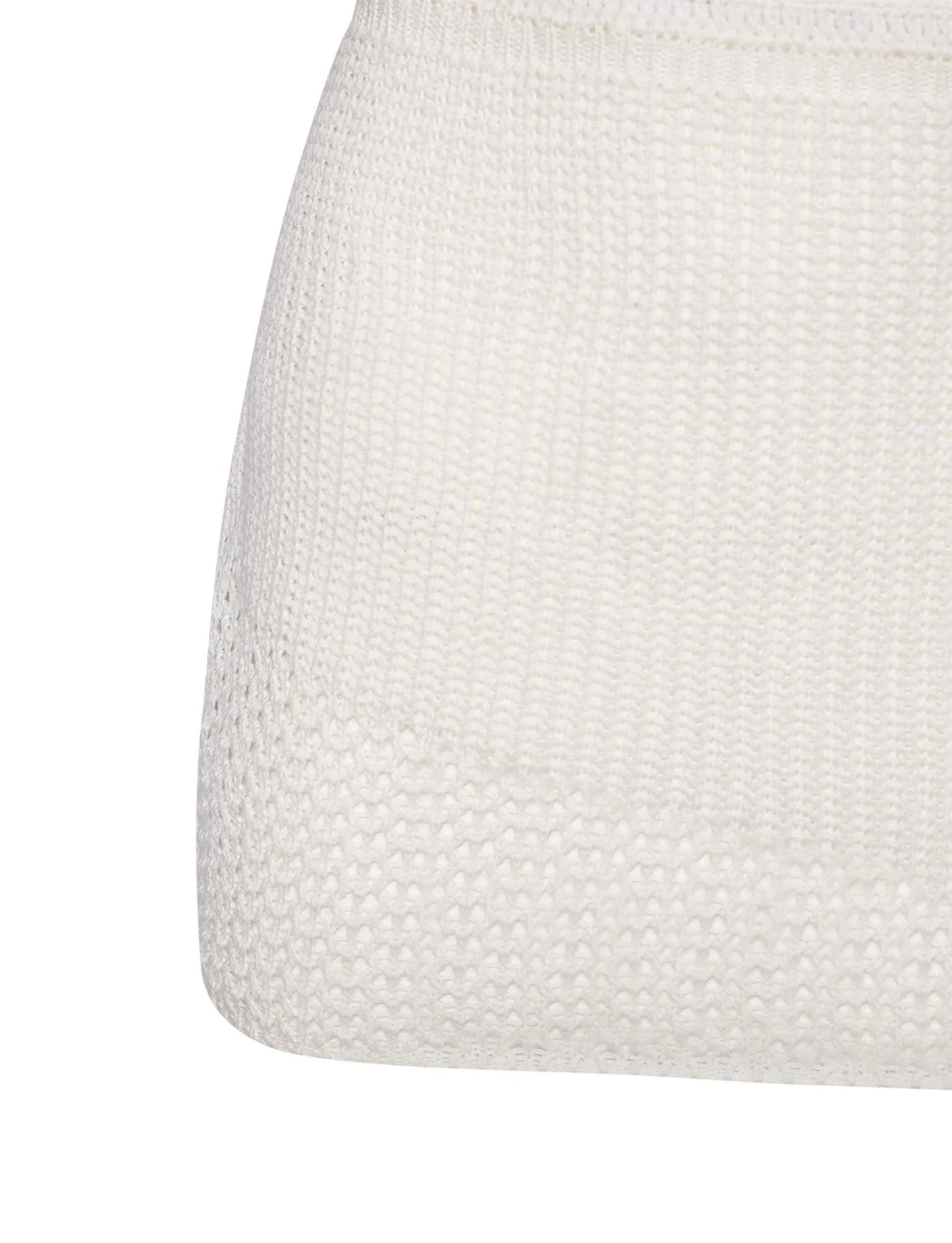 Alyssia Crochet Mini Skirt