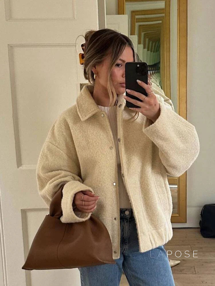 Amna Faux Shearling Jacket