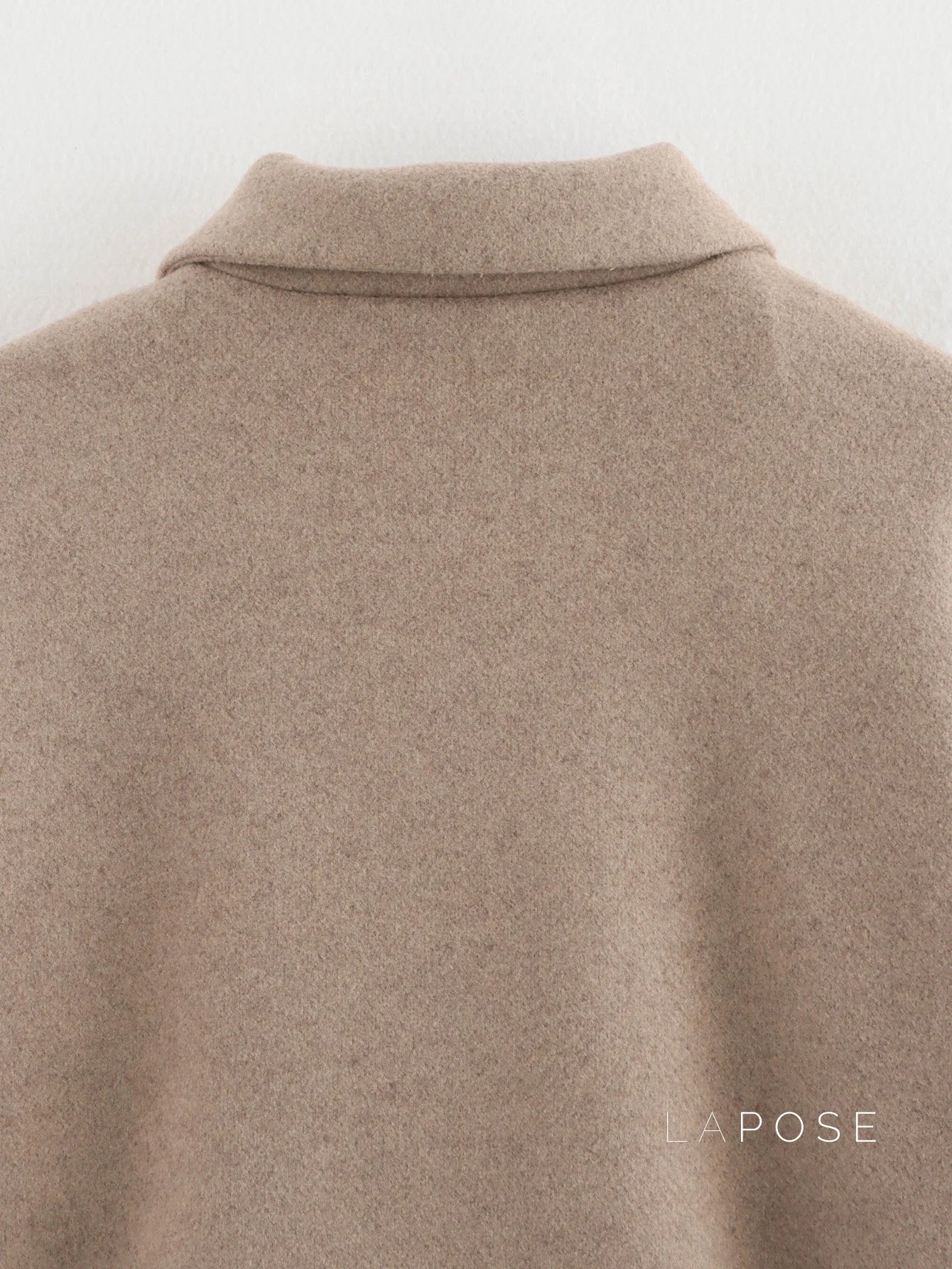 Amyia Minimalist Wool Blend Zip Jacket