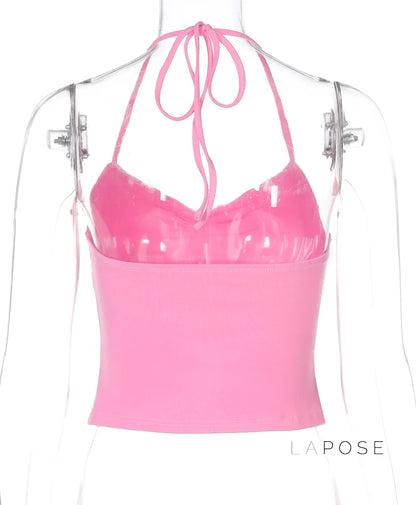 Anabia Butterfly Halter Top