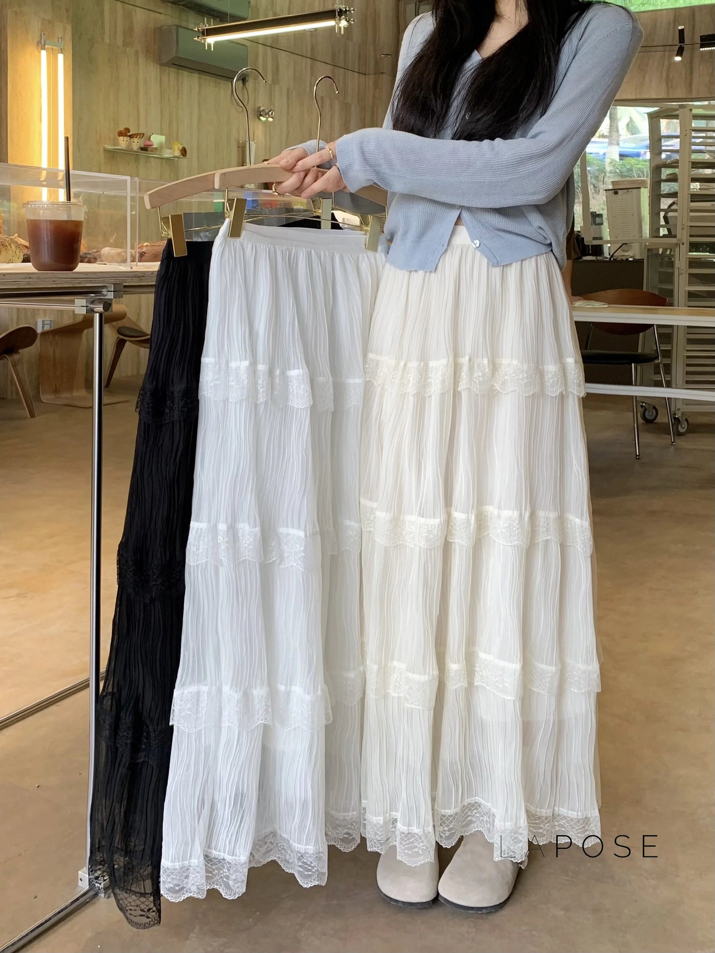 Anai Lace Maxi Skirt
