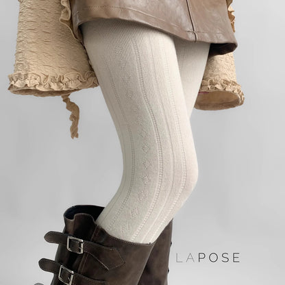 Analee Diamond Patterned Tights