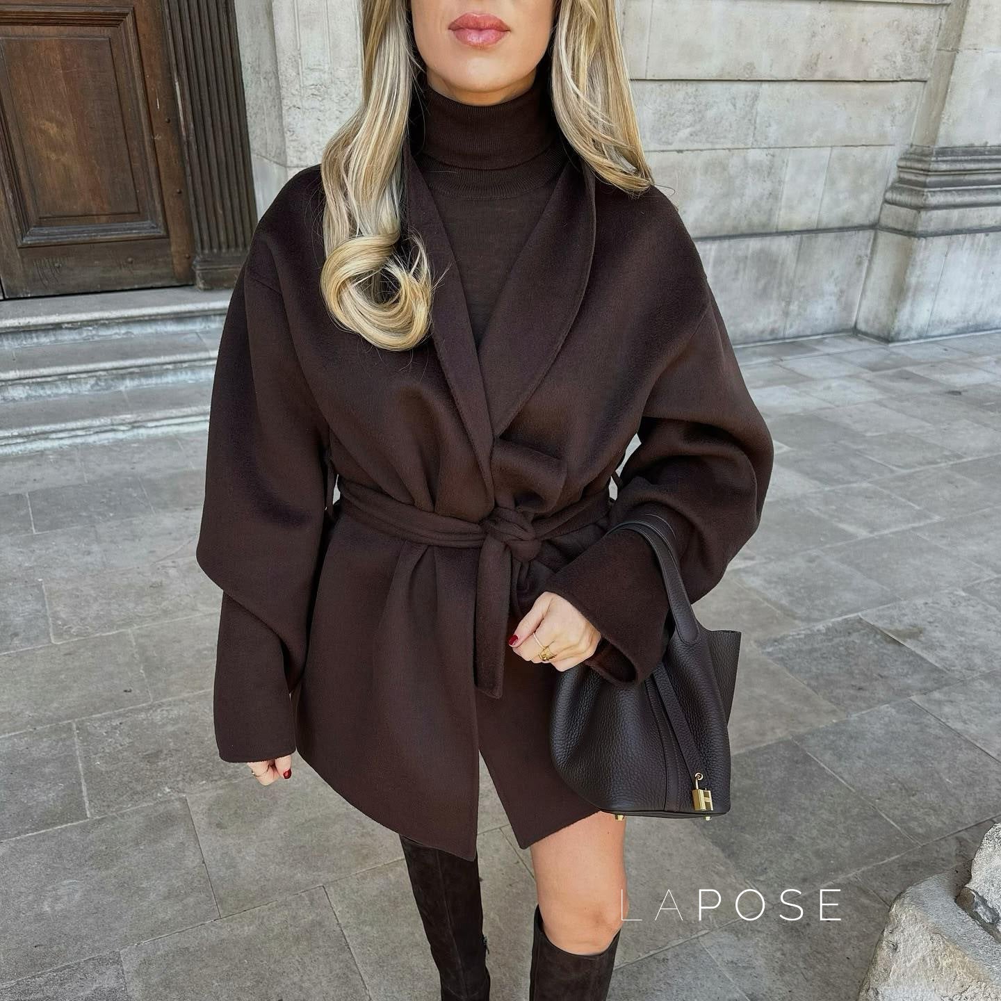 Analee Tie-Front Coat