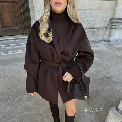 Analee Tie-Front Coat