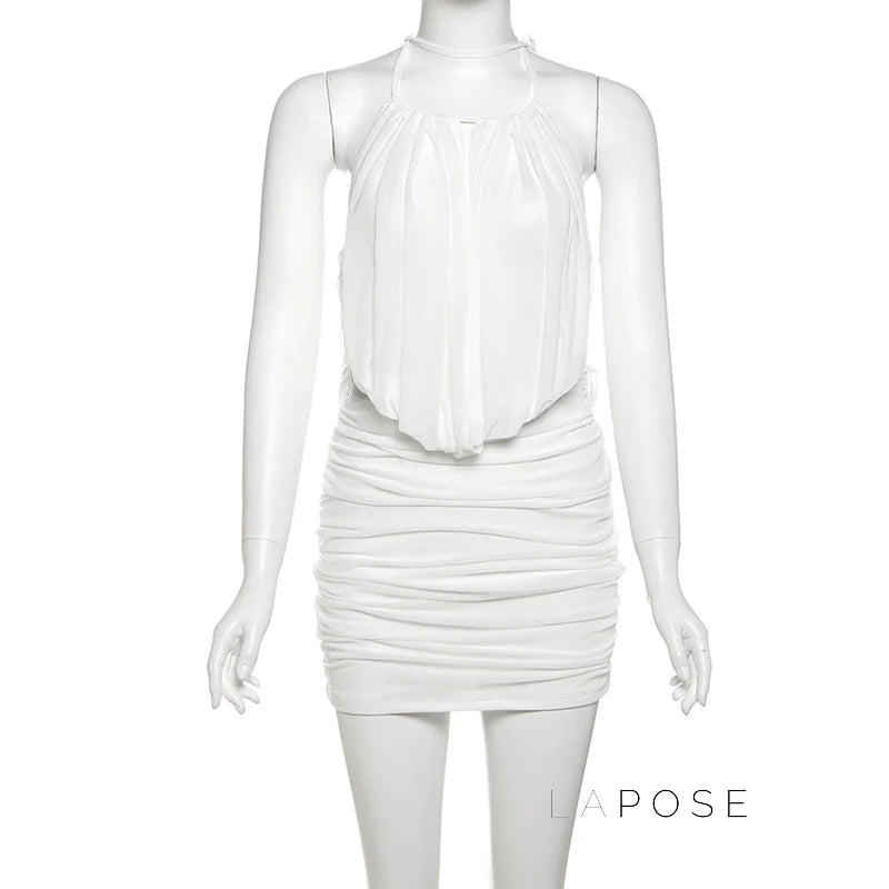 Annamae Halter Mini Dress
