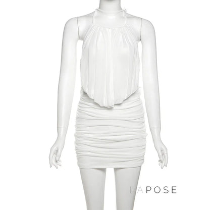 Annamae Halter Mini Dress
