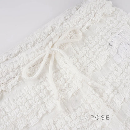 Annmarie Lace Straight Pants
