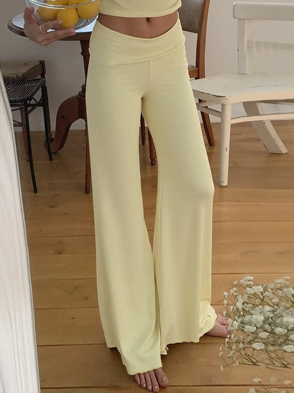 Asher High-Rise Flared Pants