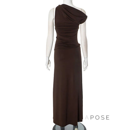 Azalia Twisted Draped Dress